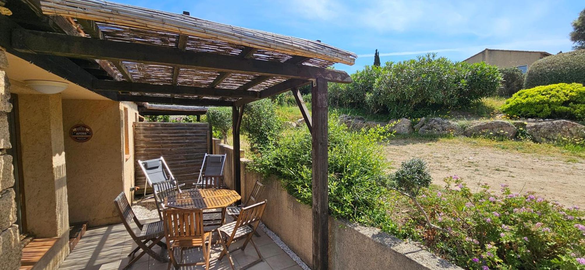 Mini Caseddu T2, Alba Rossa Avec Piscine & Vue Mer Serra-di-Ferro  Exterior photo